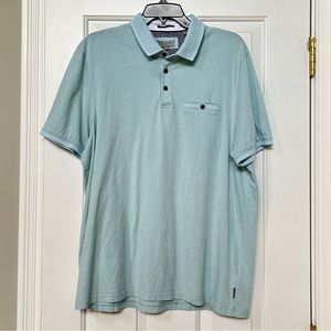 Ted Baker London Light Blue Polo Shirt size 6 Excellent!